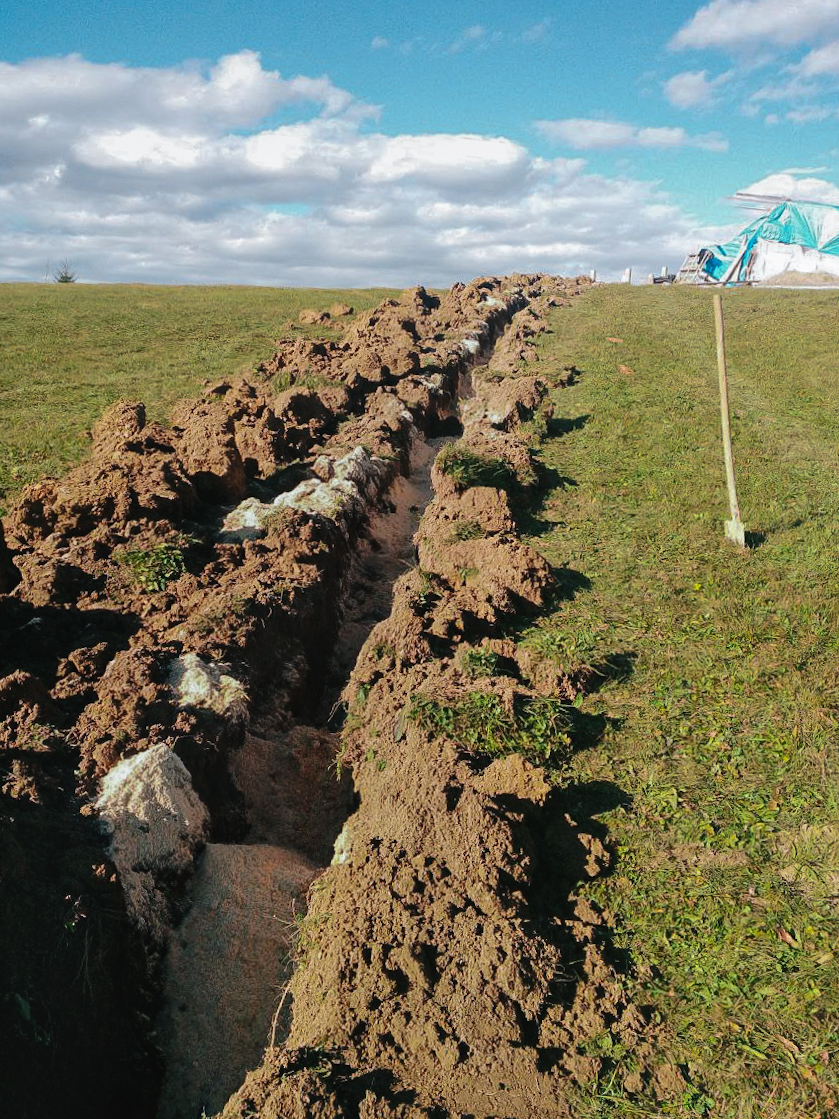 Копання траншеї - 1